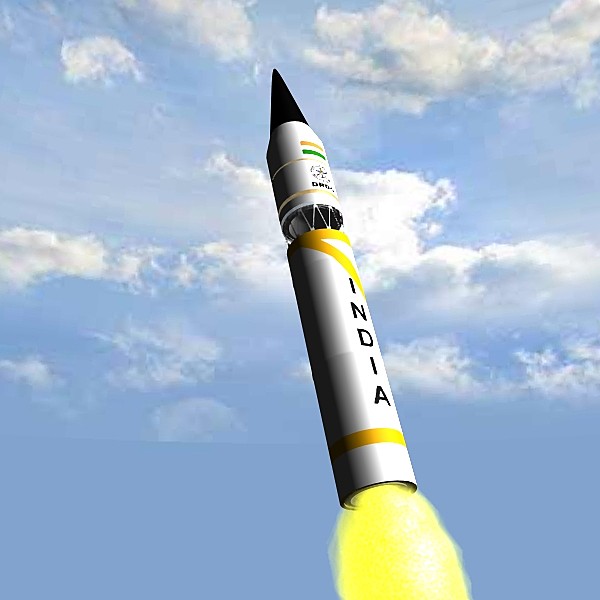 3d model of india intermediate ballistic - DRDO AGNI-3TD IRBM by VisualMotion